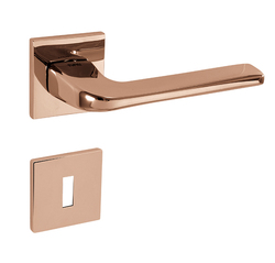 Kľučka na dvere TI - DARA - HR 4007Q 5S MEL PVD - meď lesklá PVD (161) | MP-KOVANIA.sk