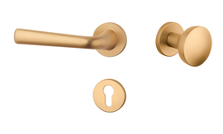 Kľučky na okrúhlych rozetách Zlatý APRILE