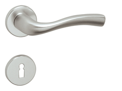 Kľučka na dvere GI - ARCH - R STM - strieborná matná (F1) | MP-KOVANIA.sk