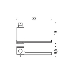 Dávkovače mydla Sivý COLOMBO