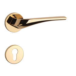 Kľučky na okrúhlych rozetách Zlatý APRILE