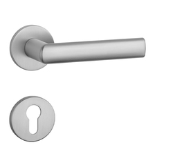 Kľučky na okrúhlych rozetách Strieborný APRILE