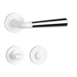 Kľučky na okrúhlych rozetách Kombinovaný APRILE