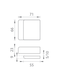 Protiplechy a protikusy na sklenené dvere Sivý Tupai