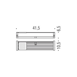 Držiaky na uterák Strieborný COLOMBO