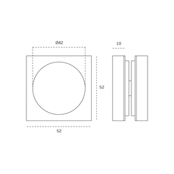 Mušle a madielka na posuvné sklenené dvere Strieborný JNF