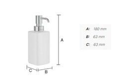 Dávkovače mydla Strieborný SMEDBO