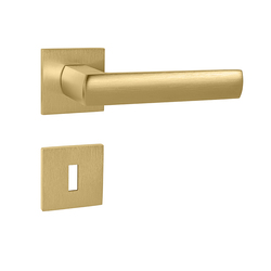 Kľučka na dvere TI - POPULAR - HR 4161Q 5S ZLM.LL - zlatá matná (158) | MP-KOVANIA.sk